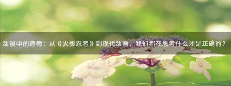 韩漫玄幻漫画：动漫中的道德：从《火影忍者》到现代动画，我们都在思考什么才是正确的？配图