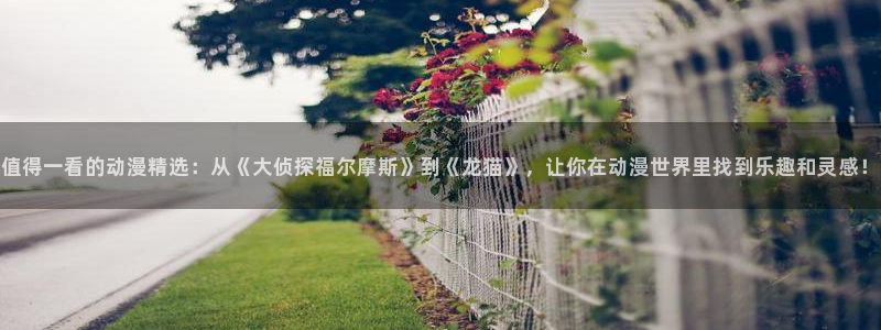 韩漫阅读网：值得一看的动漫精选：从《大侦探福尔摩斯》到《龙猫》，让你在动漫世界里找到乐趣和灵感！配图