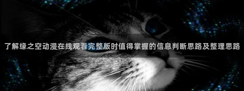 韩漫漫画免费阅读在线:了解缘之空动漫在线观看完整版时值得掌握的信息判断思路及整理思路配图